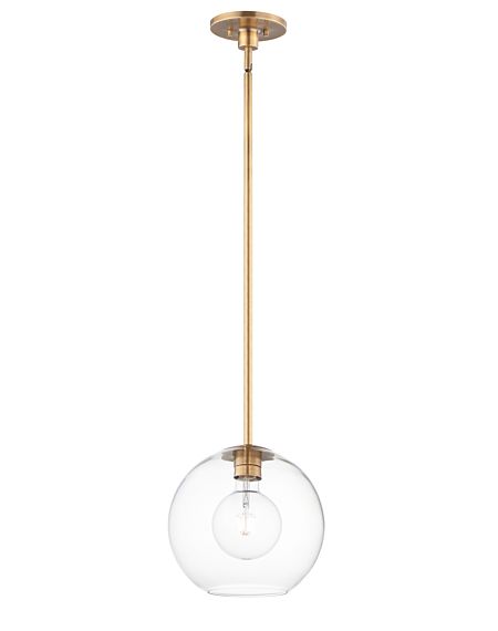  Branch Pendant Light in Natural Aged Brass