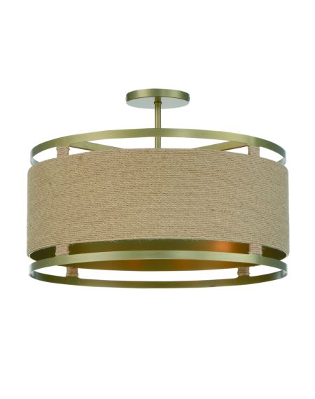 4-Light Ceiling Light in Soft Brass