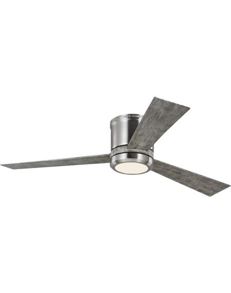 Visual Comfort Fan Clarity 52" Ceiling Fan in Brushed Steel