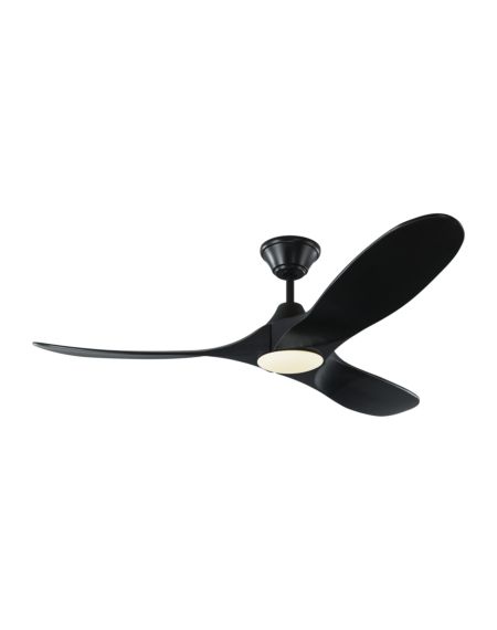 Visual Comfort Fan Maverick II LED 52" Indoor Ceiling Fan in Matte Black
