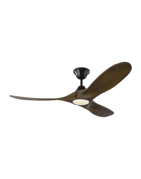 Visual Comfort Fan Maverick II LED 52" Indoor Ceiling Fan in Matte Black