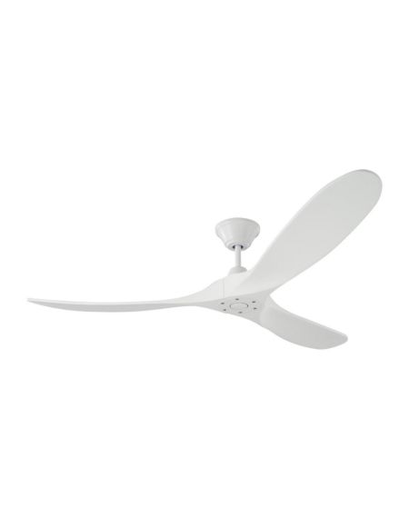 Visual Comfort Fan Maverick Indoor/Outdoor 60" Ceiling Fan in Matte White 