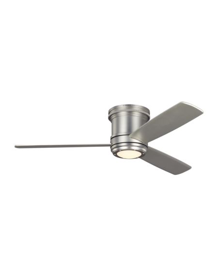 Visual Comfort Fan Aerotour 56" Indoor Flush Mount Ceiling Fan in Satin Nickel