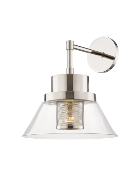  Paoli Wall Sconce in Polished Nickel