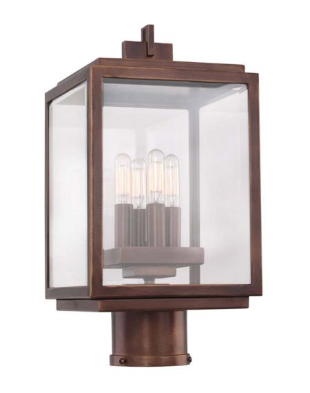  Chester Outdoor Outdoor Post Light in Copper Patina