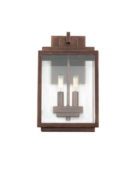  Chester Outdoor Outdoor Wall Light in Copper Patina
