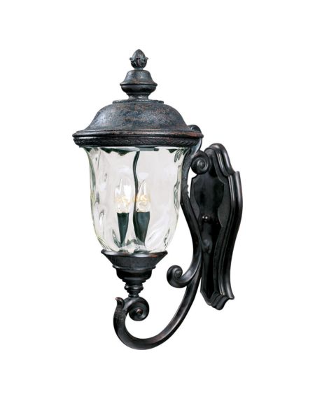 Maxim Carriage House 26.5 Inch 3 Light Outdoor Wall Mount in Oriental Bronze