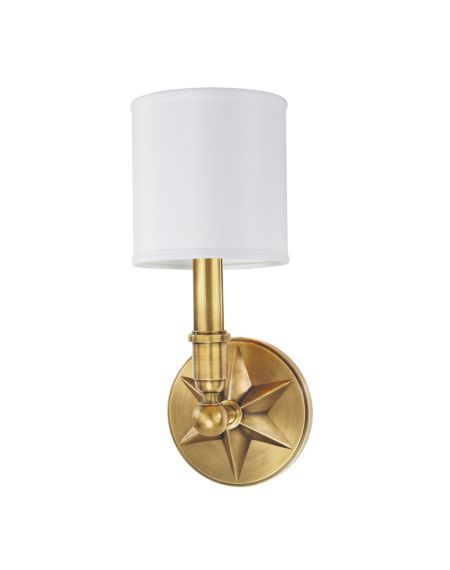  Bethesda Wall Sconce in Aged Brass