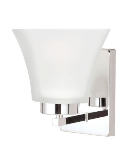 Generation Lighting Bayfield 8" Wall Sconce in Chrome