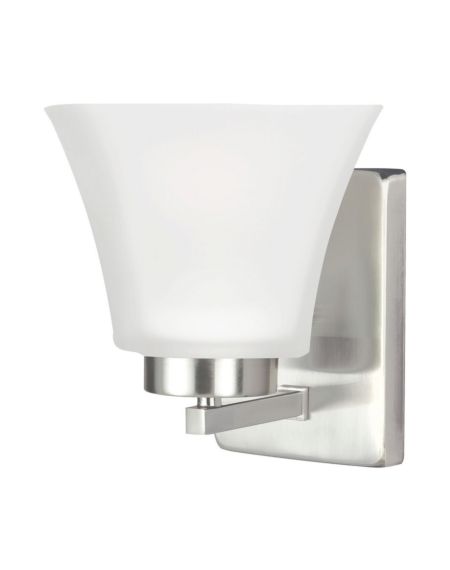 Generation Lighting Bayfield 8" Wall Sconce in Brushed Nickel