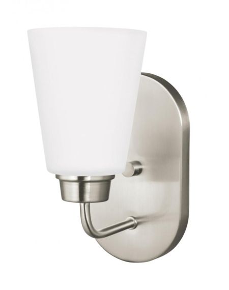 Generation Lighting Kerrville Wall Sconce in Brushed Nickel