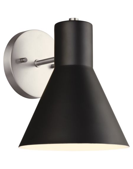 Sea Gull Towner 8 Inch Wall Sconce in Brushed Nickel