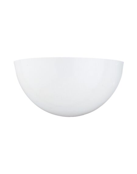 Neva 1-Light Bathroom Vanity Light Sconce in White