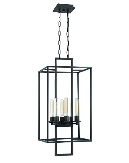 Craftmade Cubic 6-Light 16" Foyer Light in Aged Bronze Brushed