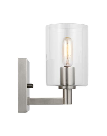 Fullton 1-Light LED Bathroom Vanity Light in Brushed Nickel