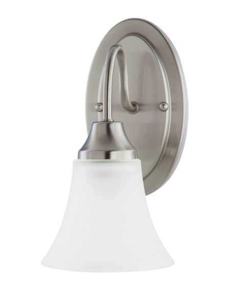 Generation Lighting Holman 5" Bathroom Vanity Light in Brushed Nickel