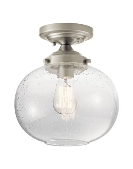 Avery Clear Seeded Ceiling Light