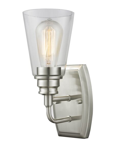 Z-Lite Annora 1-Light Wall Sconce In Brushed Nickel