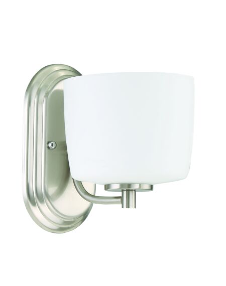 Craftmade Clarendon 8" Wall Sconce in Brushed Polished Nickel