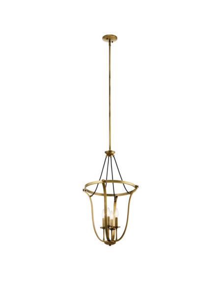  Thisbe Pendant Light in Natural Brass
