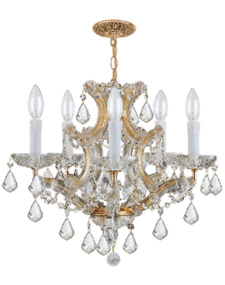 Maria Theresa 6-Light Swarovski Elements Crystal Mini Chandelier