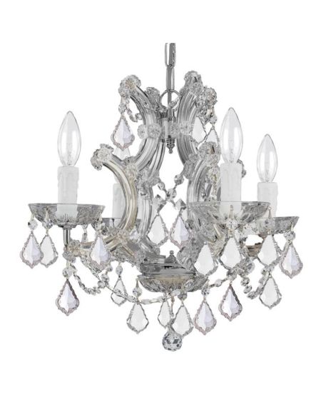 Maria Theresa Mini Chandelier with Clear Italian Crystals