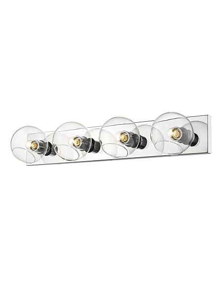 Z-Lite Marquee 4-Light Wall Sconce In Chrome