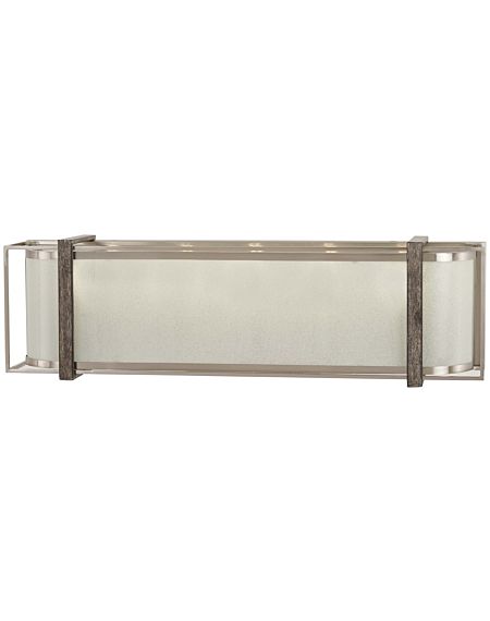 Minka Lavery Tyson's Gate 5 Light 24 Inch Bathroom Vanity Light in Brushed Nickel with Shale Wood