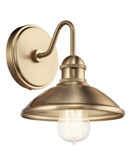 Clyde 1-Light Wall Sconce in Champagne Bronze