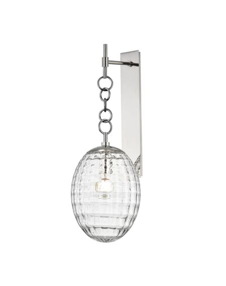  Venice Wall Sconce in Polished Nickel