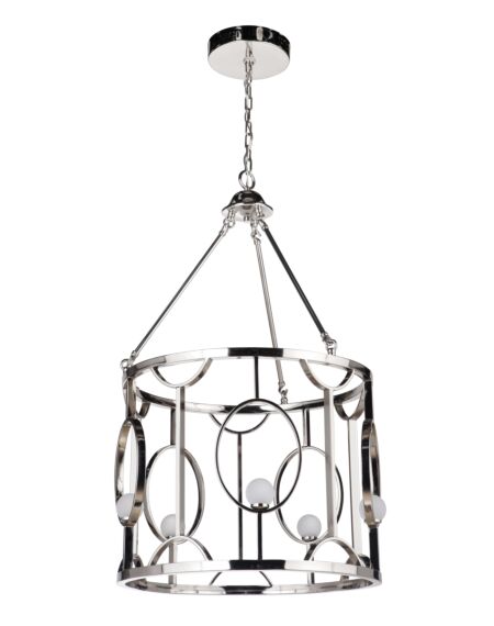 Craftmade Indy 5-Light 23" Foyer Light in Polished Nickel