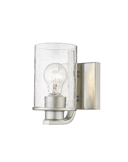 Z-Lite Beckett 1-Light Wall Sconce In Brushed Nickel