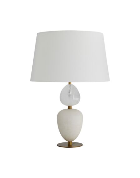 Aubrey 1-Light Table Lamp in White