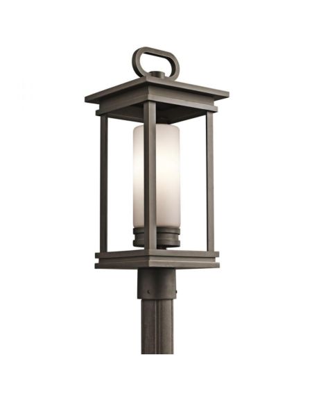 Kichler South Hope 1 Light 21.5 Inch Outdoor Post Lantern in Rubbed Bronze