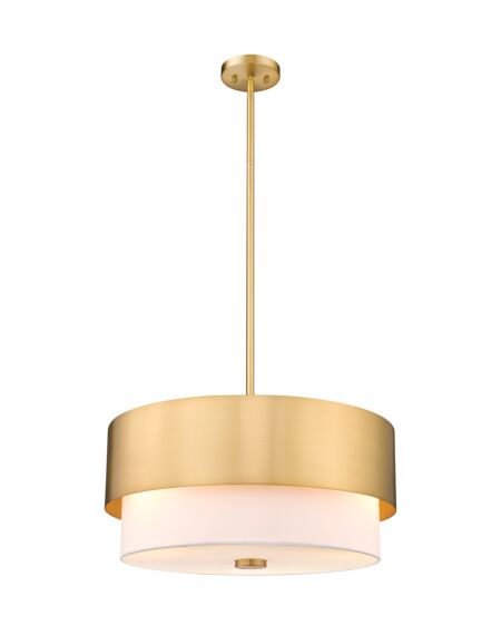 Counterpoint 3-Light Pendant in Modern Gold