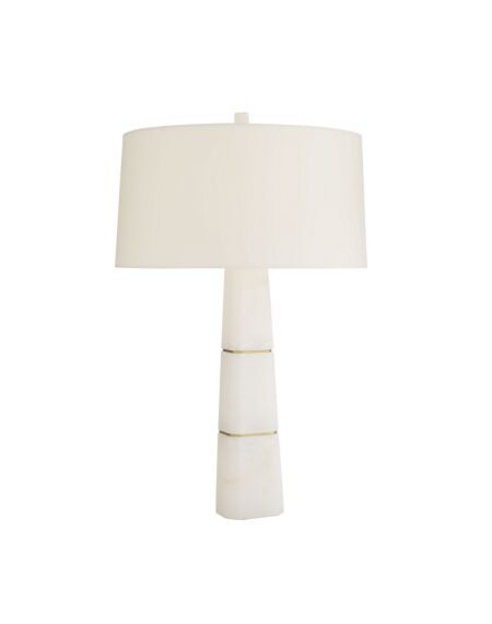 Dosman 1-Light Table Lamp in White