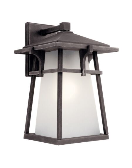 Beckett 1-Light LED Outdoor Wall Mount in Weathered Zinc