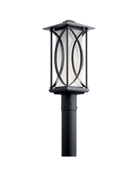 Ashbern 1-Light LED Outdoor Post Mount in Textured Black