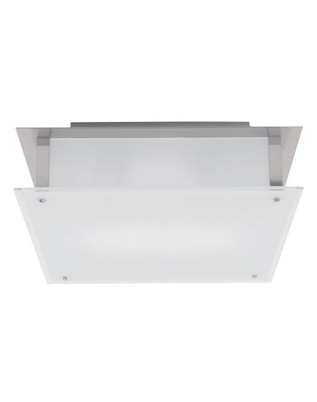 Access Vision 10 Inch Ceiling Light in Brushed Steel