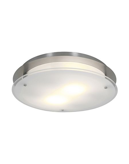 Access Visionround Ceiling Light in Brushed Steel