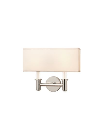 Kalco Dupont 2 Light 11 Inch Wall Sconce in Chrome