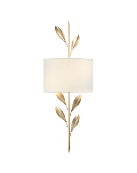 Broche 2-Light Wall Mount in Antique Gold