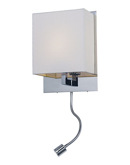 Maxim Hotel Wall Sconce in Polished Chrome