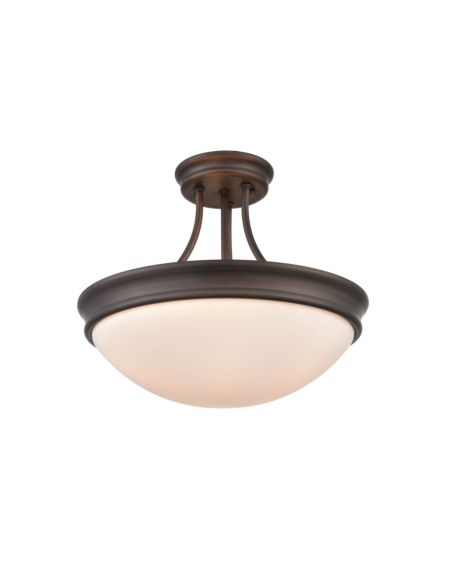  Ceiling Light in Rubbed Bronze