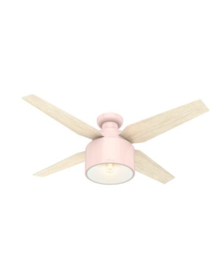 Cranbrook Low Profile 52" Ceiling Fan in Blush Pink