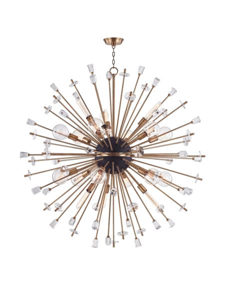  Liberty Chandelier in Aged Brass