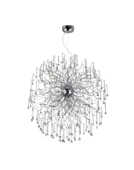 CWI Lighting Cherry Blossom 48 Light Chandelier with Chrome finish