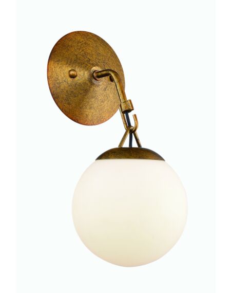 Craftmade Orion 13" Wall Sconce in Patina Aged Brass