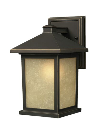 Z-Lite Holbrook 1-Light Outdoor Wall Sconce In Oil Rubbed Bronze