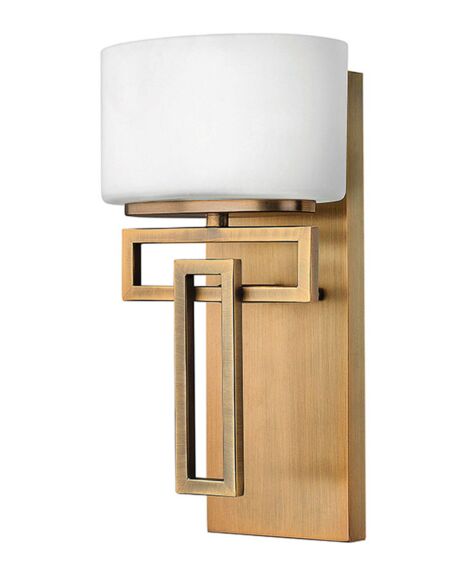 Hinkley Lanza 1-Light Bathroom Vanity Light In Brushed Bronze